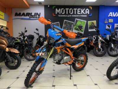 Питбайк KAYO (Кайо) EVOLUTION YX125EM 17/14 KRZ (механ. сцепл.. эл. стартер 2022 г.)