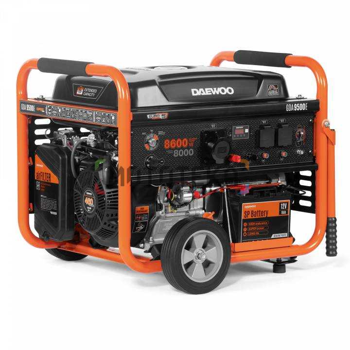 Электрогенератор бензиновый Daewoo (Дэу) GDA 9500E