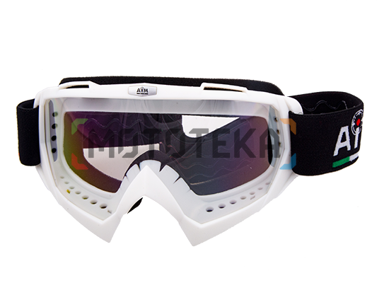 Мотоочки кроссовые AiM (Аим) 634-700 White