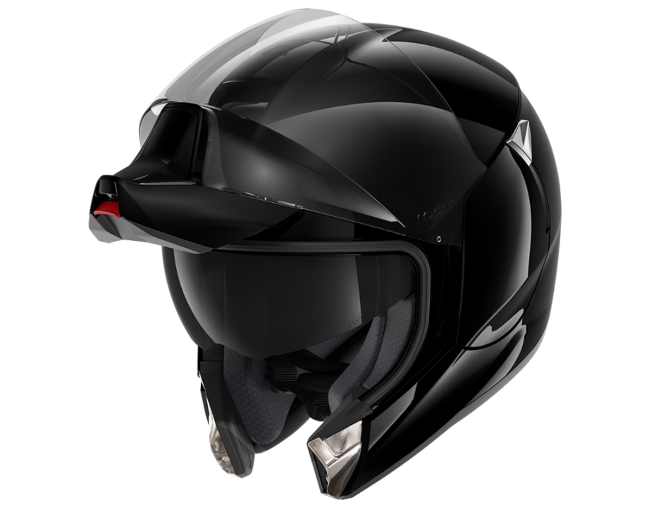 Шлем мото интеграл SHARK (Шарк) EVOJET BLANK Black XS