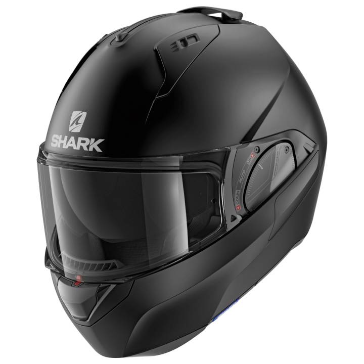 Шлем мото интеграл SHARK (Шарк) EVO ES BLANK MAT Black L