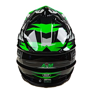 Шлем мото кроссовый AiM (Аим) JK803S Green/Black XXXL