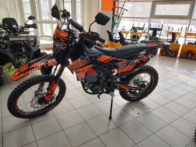 Мотоцикл кроссовый / эндуро Regulmoto (Регулмото) ZR PR 4 valves чёрный/оранжевый с ПТС