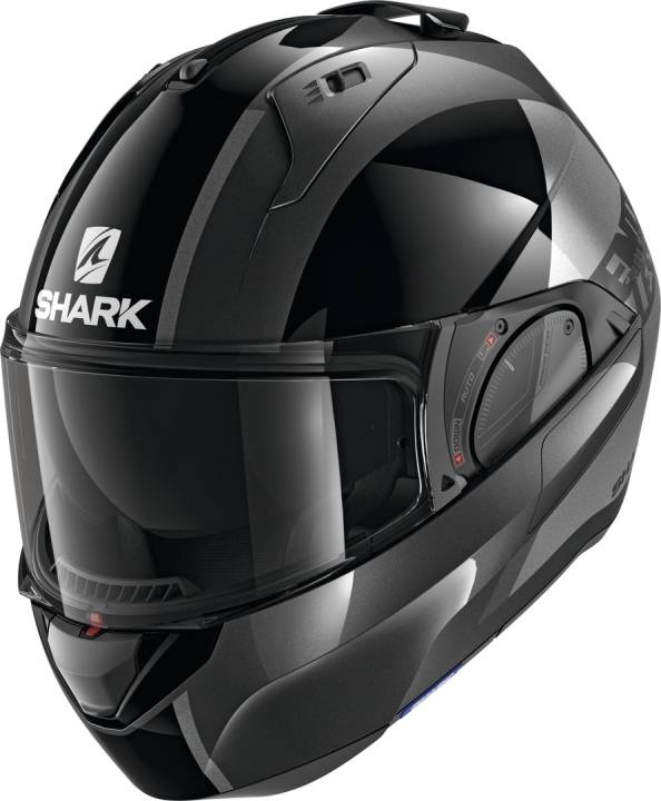 Шлем мото интеграл SHARK (Шарк) EVO ES ENDLESS Anthracite/Black/Anthracite XS
