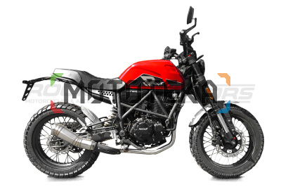 Мотоцикл дорожный ROCKOT (Рокот) SCRAMBLER (красный глянцевый) с ПТС