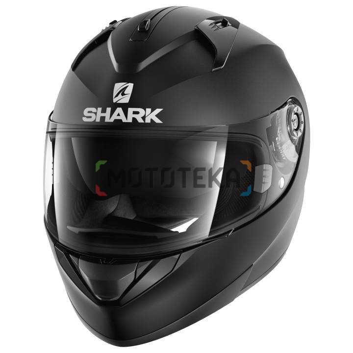 Шлем мото интеграл SHARK (Шарк) RIDILL BLANK MAT Black XL