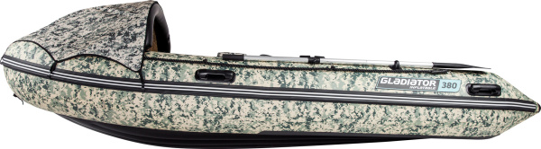 Лодка ПВХ GLADIATOR (Гладиатор) E 380 PRO CAMO | Мототека