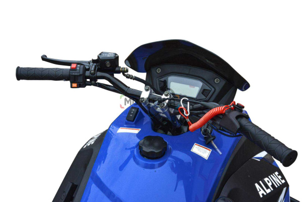 Снегоход MotoLand (Мотолэнд) ALPINE 200 синий (машинокомплект) | Мототека
