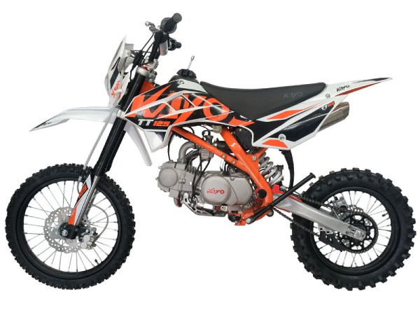 Питбайк KAYO BASIC K125 17/14 KRZ (механ. сцепл.. кикстартер. 2024 г.) | Мототека